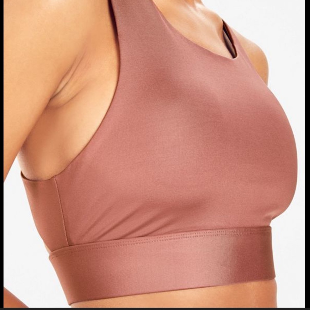 Fabletics Women's High-Impact Sports Bra - Mauve